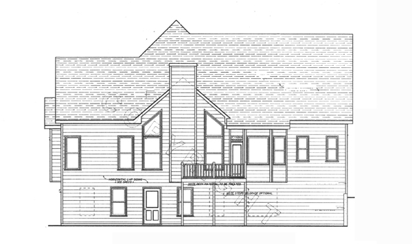 Rear Elevation image of CONCORD House Plan